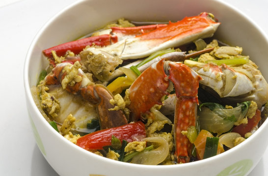 Spicy Thai Crab Soup