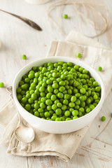 Organic Steamed Fresh Green Peas