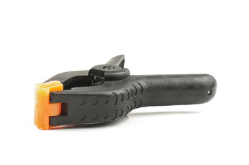 Obraz premium A clamp spring clamp isolated with clipping path