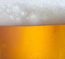 Beer bubbles abstract