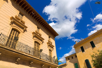 Alcudia Old Town in Majorca Mallorca Balearic