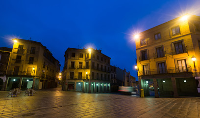 Fototapeta na wymiar city square. Segovia, Spain