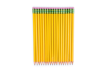 Pencil isolated on pure white background