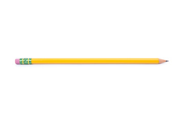 Pencil isolated on pure white background