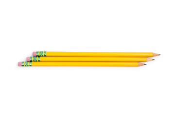 Pencil isolated on pure white background