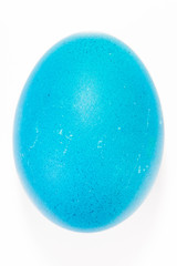easter eggs isolated on white