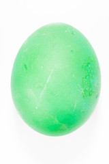 easter eggs isolated on white