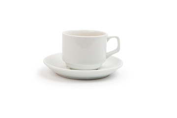 cup coffee isolated on white