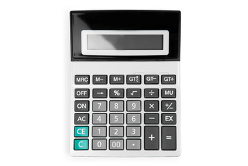 calculator on a white background