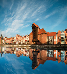 Fototapeta na wymiar Cityscape of Gdansk