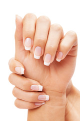 care for sensuality woman nails