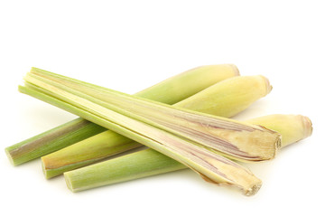 lemon grass (Cymbopogon citratus) and a cut one