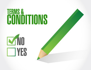 no terms and conditions illustration design
