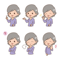 おばあさん　バリエーション