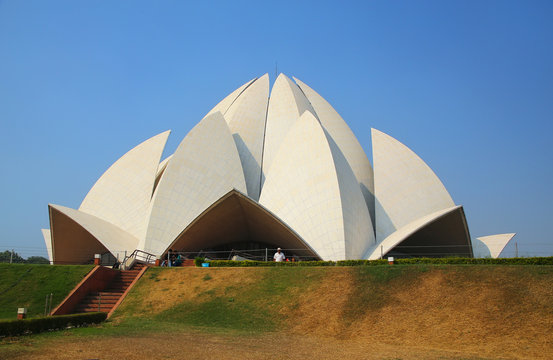 Lotus Temple In New Delhi, India