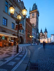 Fototapeten Altes Rathaus auf dem Stadtplatz in Prag © tilialucida