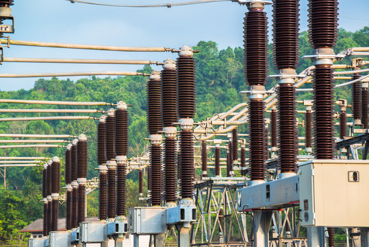 Power station for making electric energy