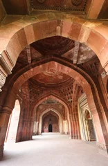 Foto op Plexiglas Interior of Qila-i-kuna Mosque, Purana Qila, New Delhi, India © donyanedomam
