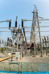 Power station for making electric energy