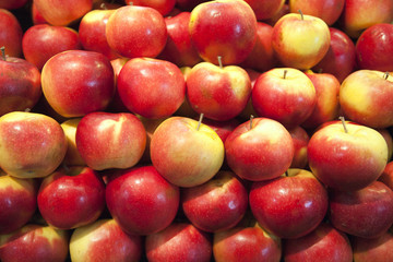 Pile of Apples on a Macro shot at the market