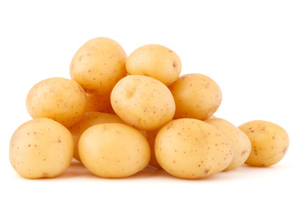 new potato tuber isolated on white background cutout