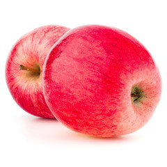 Red apple isolated on white background cutout