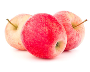 Red apple isolated on white background cutout