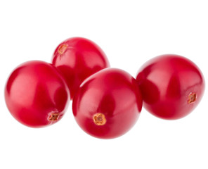 cranberry  isolated on white background cutout