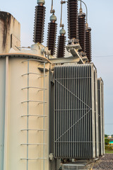 Transformer station and the high voltage electric pole