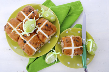 Easter Fruit Hot Cross Buns 
