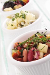 cold buffet salad selection