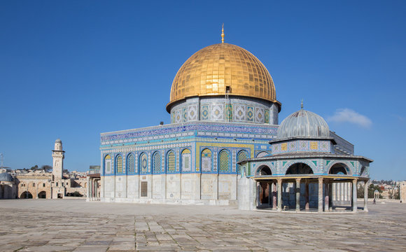 Jerusalem - The Dom of Rock on the Temple Mount