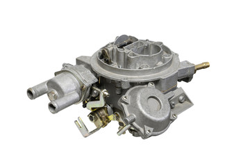 car carburetor isolated on a white background