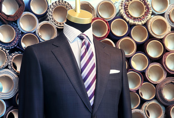 suite on a mannequin