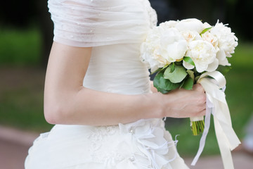 Obraz na płótnie Canvas Wedding flowers bouquet