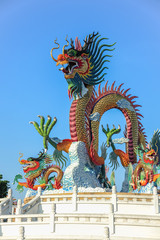 Fototapeta premium Chinese Dragon Statue