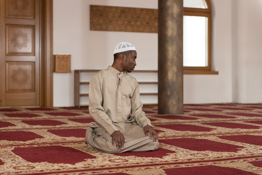 Humble African Muslim Prayer