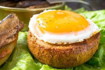 Tapas with egg