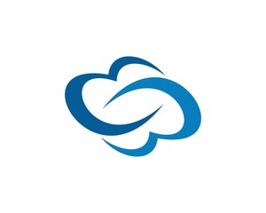 cloud 3 logo icon template