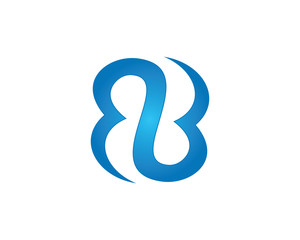 bb cloud logo icon template - obrazy, fototapety, plakaty