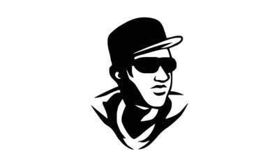 silhouette logo icon vector