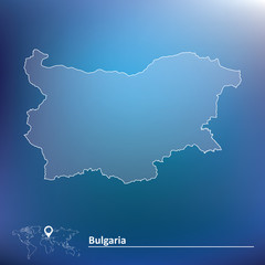 Map of Bulgaria