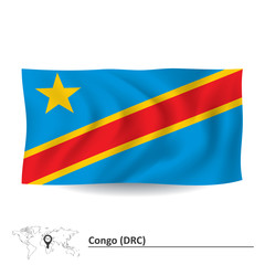 Flag of Democratic Republic of the Congo