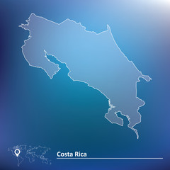 Map of Costa Rica
