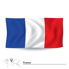 Obraz premium Flag of France