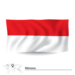 Flag of Monaco