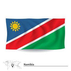 Flag of Namibia