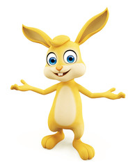 Easter Bunny with presentation pose