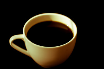 cup of black coffee