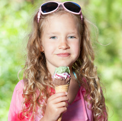 Girl with ice cream